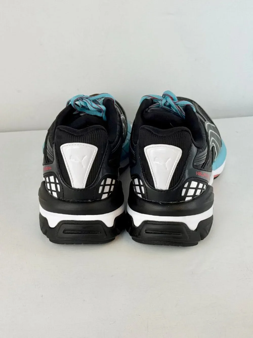 Men's 10.5 - Puma Luxe Sport Velophasis Shoes Black  - 390537-01